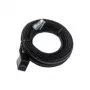 Cabo de extensão ISDN helos 018120, ficha RJ-45 para conector fêmea de 6 polos, comprimento 6 m