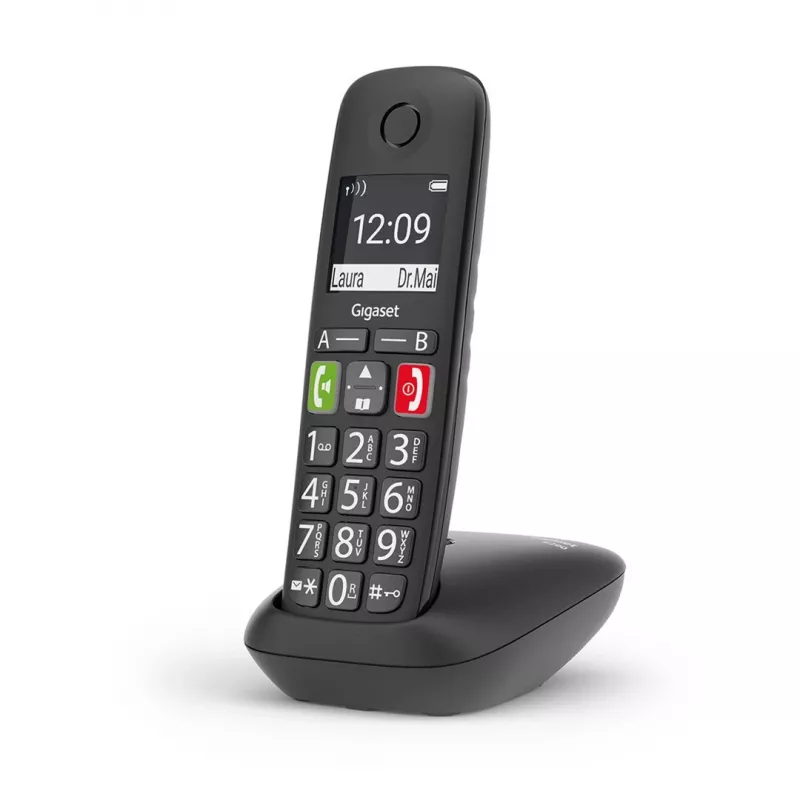 Gigaset E290 telefone sem fios, preto