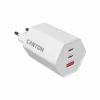 Carregador CANYON HEXAGON 65 GaN 65W 2xPD 1xQC EU branco CND-CHAHEX65W