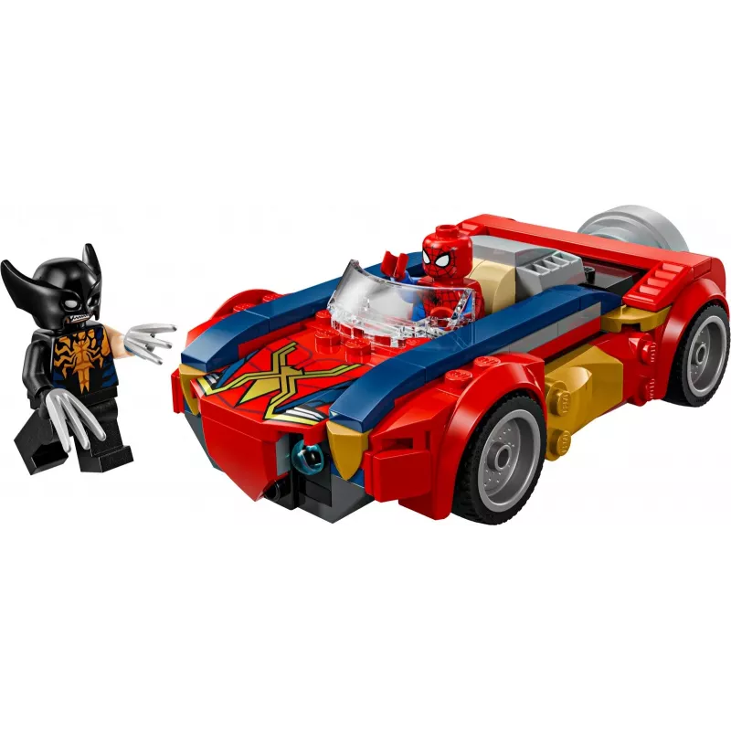LEGO MARVEL 76336 Carro do Spider-Man vs. Wolverine venomizado