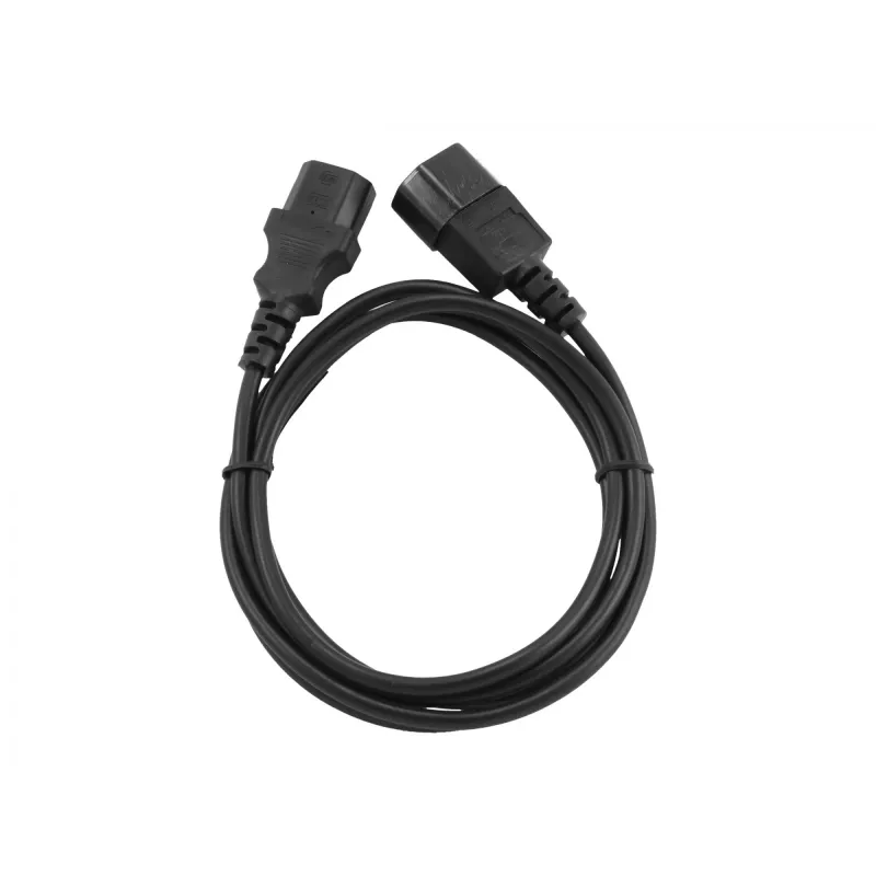 Cabo de alimentação Gembird PC-189 preto conector fêmea C14
