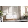 Cómoda 3D PALAZZO BIS 151x40x75 branco mate