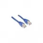 Wentronic Goobay cabo de rede CAT 5e, F/UTP, azul, 0,5 m - mistura de cobre CCA (50157)