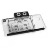 Alphacool Core RX 9070 XT Taichi Bloco de água para GPU com backplate, Transparente/Cromado