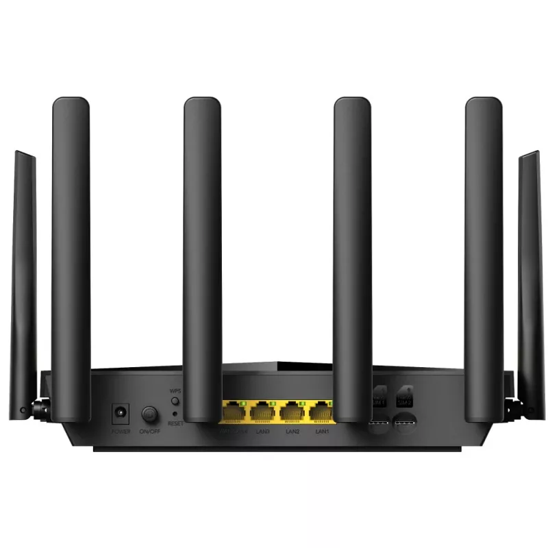 Router sem fios Cudy LT18 Gigabit Ethernet dual-band (2,4 GHz / 5 GHz) 4G preto