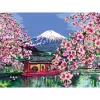 Conjunto de pintura Ravensburger CreArt Flor de Cerejeira Japonesa 23914 – conjunto de arte para pintar