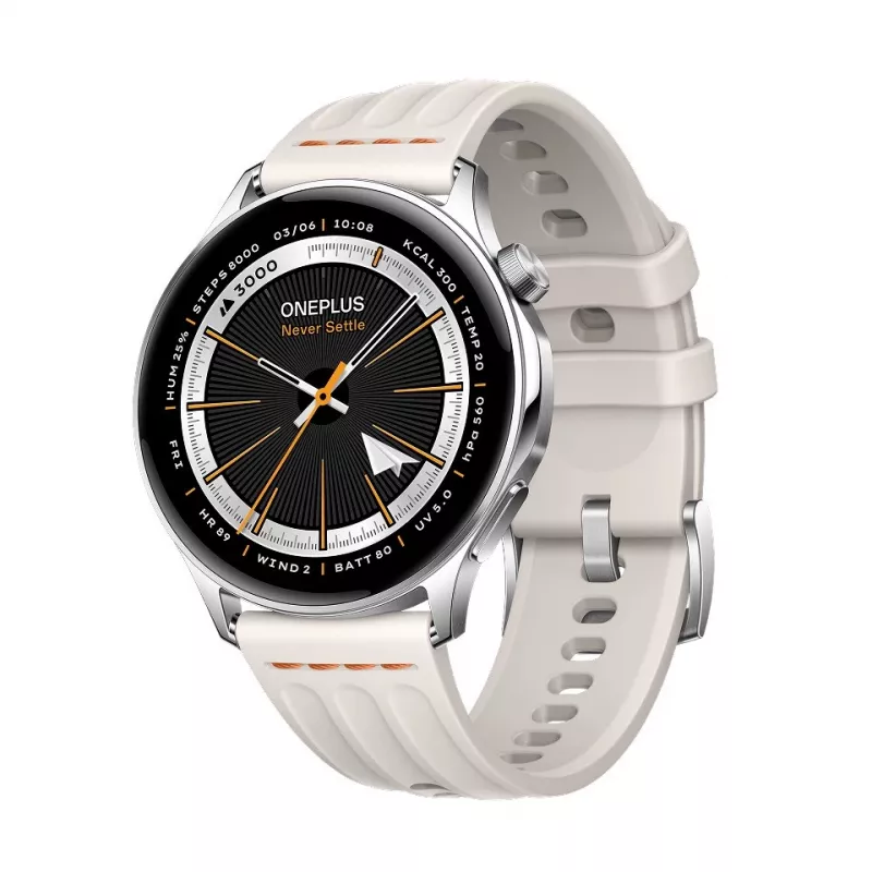 OnePlus Watch Lite – Smartwatch, prateado