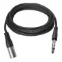 Cabo de Áudio Vivolink PROAUDXLRJACKS2 2 m XLR 6,35 mm TRS Preto