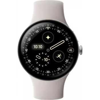 Google Pixel Watch 4 - 45 mm - alumínio prateado polido (GA10844-EU)