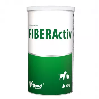 Suplemento para alimentação húmida Vetfood VETFOOD FIBERActiv para cães e gatos 500 g