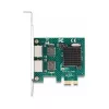 Placa DeLOCK PCI Express x1 2 x RJ45 Gigabit LAN BCM cinzento