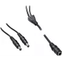 Cabo de ligação de baixa tensão VOLTCRAFT ficha de baixa tensão - conector fêmea de baixa tensão 5,5 mm 2,5 mm 1,10 m 1 unid. (072958C)