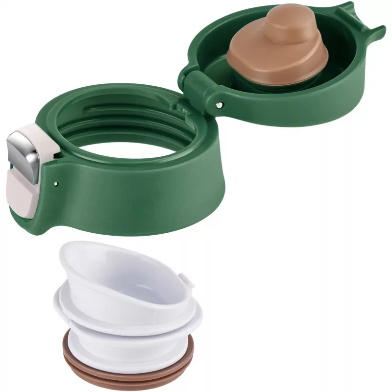 Caneca de viagem EMSA N2151900, verde-escuro, 0,4 L, tampa articulada