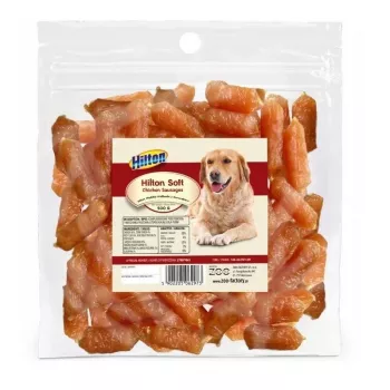 HILTON Salsichas de frango macias - snack para cães - 500 g
