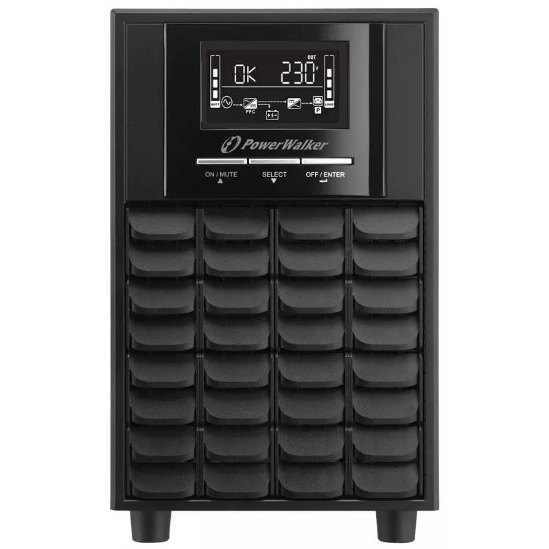 Fonte de alimentação ininterrupta PowerWalker VI 1100 CW FR, Line-Interactive, 1,1 kVA (770 W), LCD, EPO, RS-232