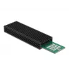 Caixa para SSD DeLOCK caixa combo externa USB Type-C para M.2 NVMe PCIe ou SATA SSD