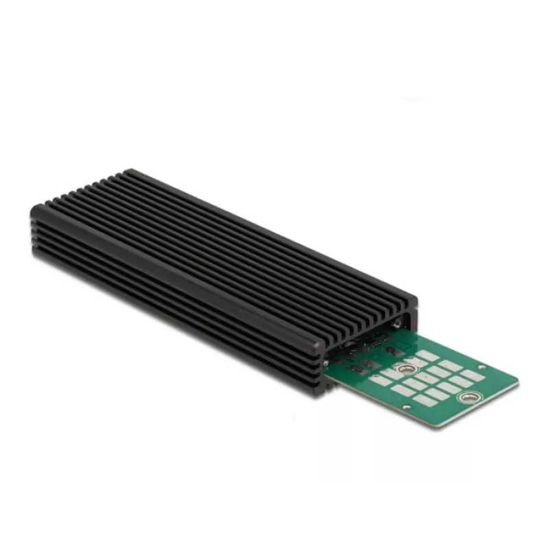 Caixa para SSD DeLOCK caixa combo externa USB Type-C para M.2 NVMe PCIe ou SATA SSD
