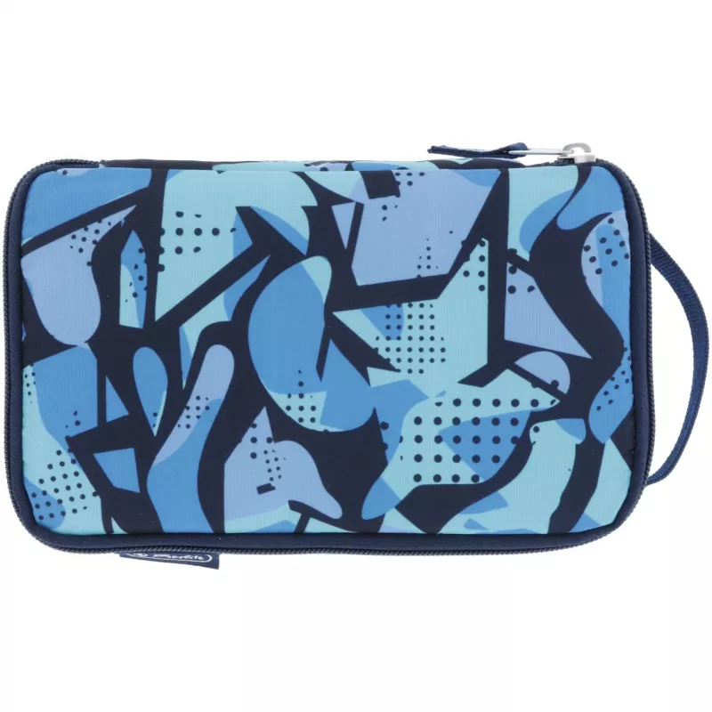 Estojo de lápis Herlitz 2 Go CamoBlue poliéster azul 210x130x60mm