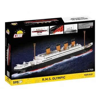 Conjunto de construção Cobi Blocks R.M.S. Olympic 59 blocos — conjunto de modelismo com 59 peças