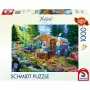 Puzzle 1000 peças, schmidt spiele — Jeff Haynie: Com a caravana nas montanhas