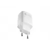 Carregador com fio para dispositivos móveis NATEC NUC-2140, 30W, USB-C PD 3.0 + USB-A, Samsung AFC, branco