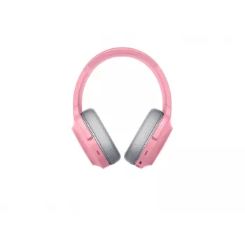 Headset Razer Barracuda sem fios arco Gaming USB Type-C Bluetooth cinzento, rosa