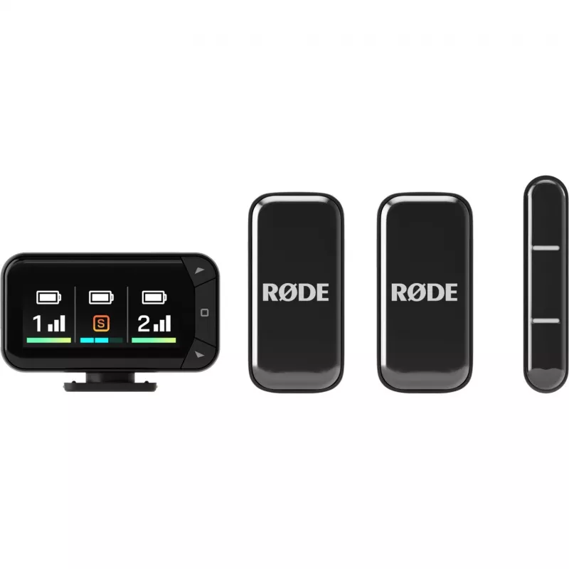 Kit de microfone lavalier sem fios Rode Wireless Micro Camera Kit com transmissor e recetor sem fios
