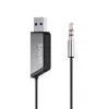 Savio TR-16 transmissor adaptador AUX com função mãos-livres, Bluetooth 5.3, Google Assistant/Siri