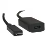 EFB-Elektronik Cabo de extensão USB 3.2 Gen2 10Gbit, ficha Type-C – conector fêmea Type-C