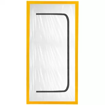 Porta de proteção contra pó para obras XXL, cortina de pó 230 x 135 porta