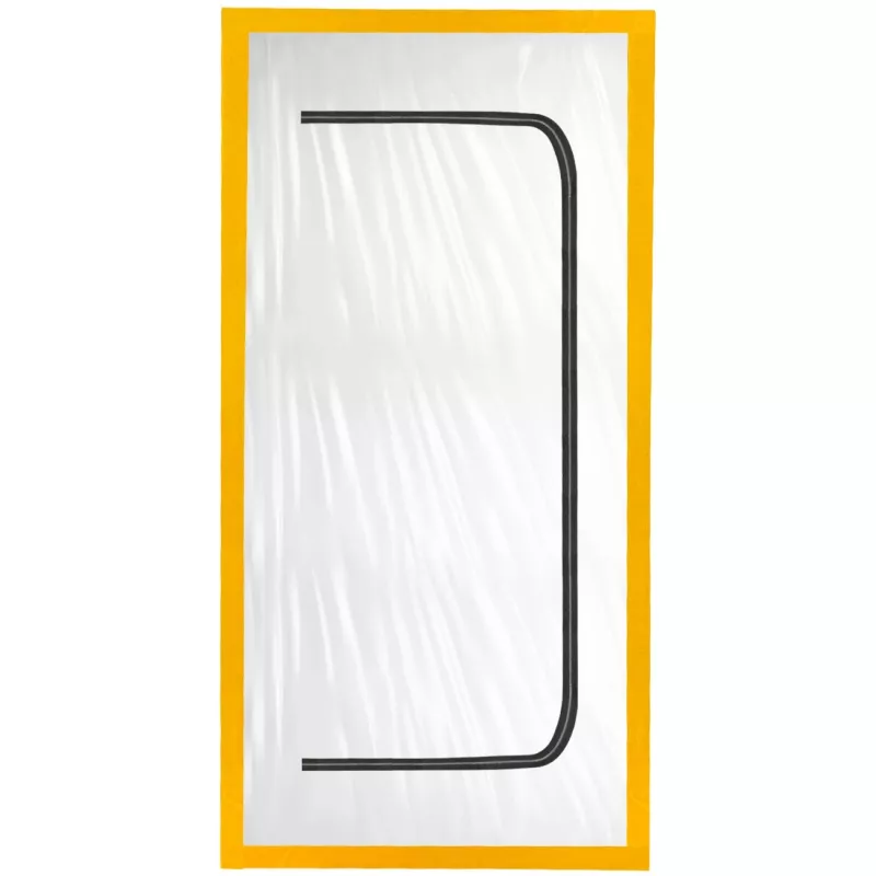 Porta de proteção contra pó para obras XXL, cortina de pó 230 x 135 porta