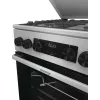 Gorenje GKS5C71XF fogão independente com forno prateado
