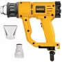 Soprador de ar quente DeWalt D26411 — 1800 W, punho de pistola, máx. 600 °C, fluxo de ar de 450 l/min, amarelo