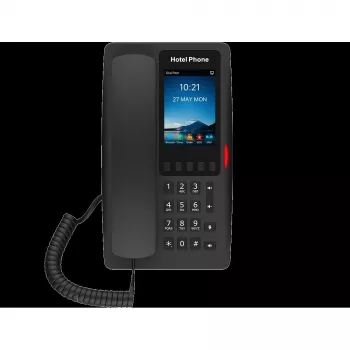 Telefone IP Fanvil H6W-preto Wi-Fi Bluetooth – telefone de secretária VoIP Fanvil H6W-preto com Wi-Fi e Bluetooth