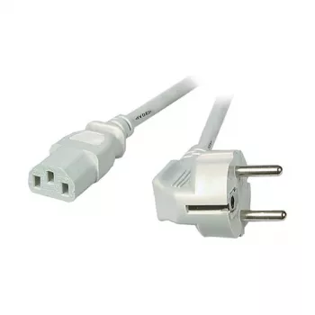 EFB-Elektronik Cabo de alimentação ficha Schuko 90° - C13 180°, cinzento, 3,0 m, 3 x 1,00 mm² Fabricante: EFB Elektronik (EK501.3V2)