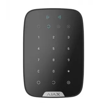 Teclado sem fios Ajax WRL/PLUS Preto 38252 para sistema de segurança, entrada numérica, alimentado a pilha