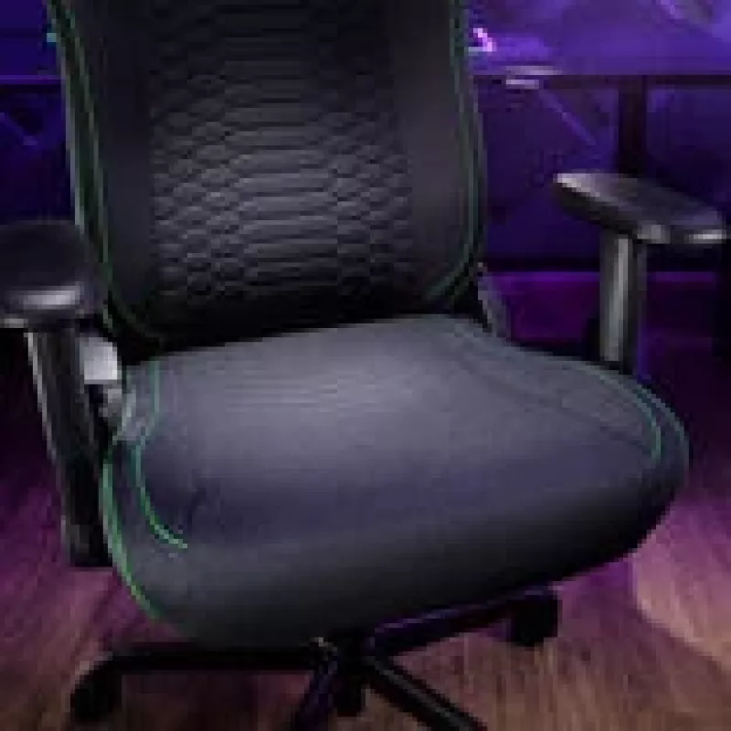 Cadeira gaming Razer Iskur V2 X Fabric preto – design ergonómico, apoio lombar, revestimento em tecido
