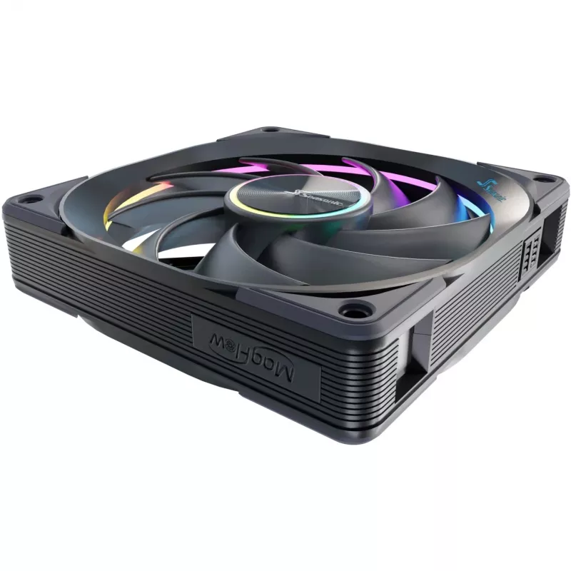 Ventoinha Seasonic MagFlow ARGB 12 cm 2000 RPM preta