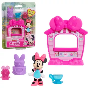 Disney Junior Minnie Mouse Conjunto de Brincar Sweet Treats, Figura de Brinquedo
