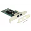 Delock placa PCIe 2x Gigabit LAN adaptador de rede