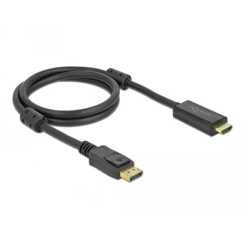 Cabo DeLOCK Active DisplayPort 1.2 para HDMI 4K 60 Hz 1 m