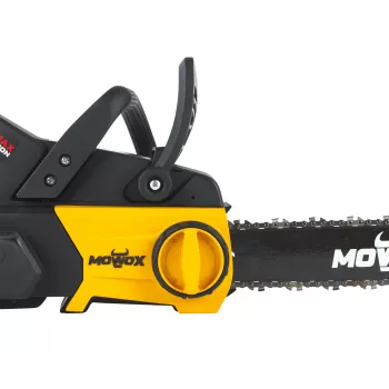 Motosserra com bateria MoWox ECS 4062 Li — 62 V iões de lítio, tensão da corrente sem ferramentas (apenas corpo, sem bateria/carregador)