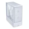 Caixa de PC Midi Tower Lian Li LANCOOL 207 — branco, painel transparente, suporta ATX/MicroATX/MiniITX, sem fonte de alimentação