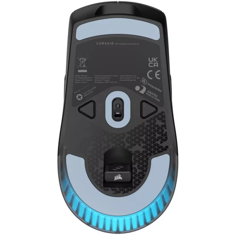 Rato gaming sem fios leve RGB Corsair M75, preto