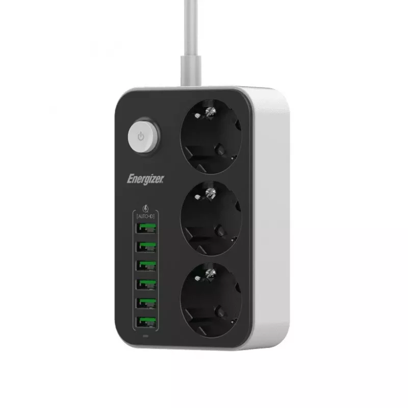Powerbank portátil Energizer EPB2500W01EU 2500 mAh saída USB carregador compacto
