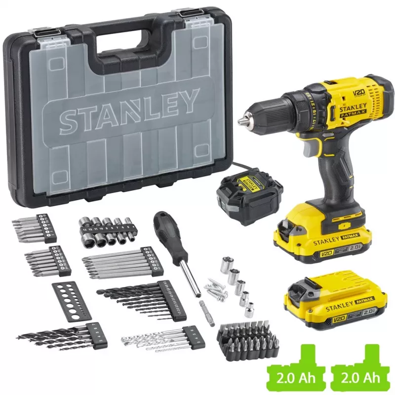 STANLEY SFMCD700D2A-QW 20V berbequim-aparafusador
