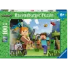 Puzzle XXL 100 peças - Minecraft Ravensburger XXL 100 peças com artwork de Minecraft. O produto destina-se a criança a partir dos 6 anos. A Ravensburger é o maior fabricante de puzzles do mundo e produz puzzles há mais de 120 anos. Os puzzles Ravensburger distinguem-se por uma superfície especial antirreflexo e são feitos de cartão grosso patenteado com uma…