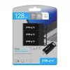 PNY Elite 128 GB USB-C 3.2 Gen 1 pen USB, pack de 3 (Retail)