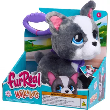 furReal Walk-a-Lots Bulldog Francês, Figura de Brinquedo