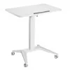 Mesa móvel para portátil MACLEAN MC-453W com ajuste de altura pneumático, altura máx. 109 cm